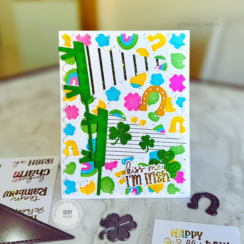 2025 New Taylored Stamp Die Combo Happy Go Lucky Word Clear Stamp DIY Scrapbooking Card Dies Making Photo Album Craft Decoration