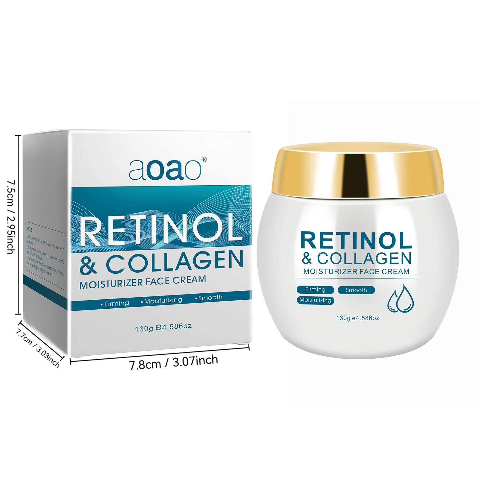 Retinol Moisturizing Cream Firms & Smooths Make the Skin Appear Lighter, Brighter, or More Radiant - view 4