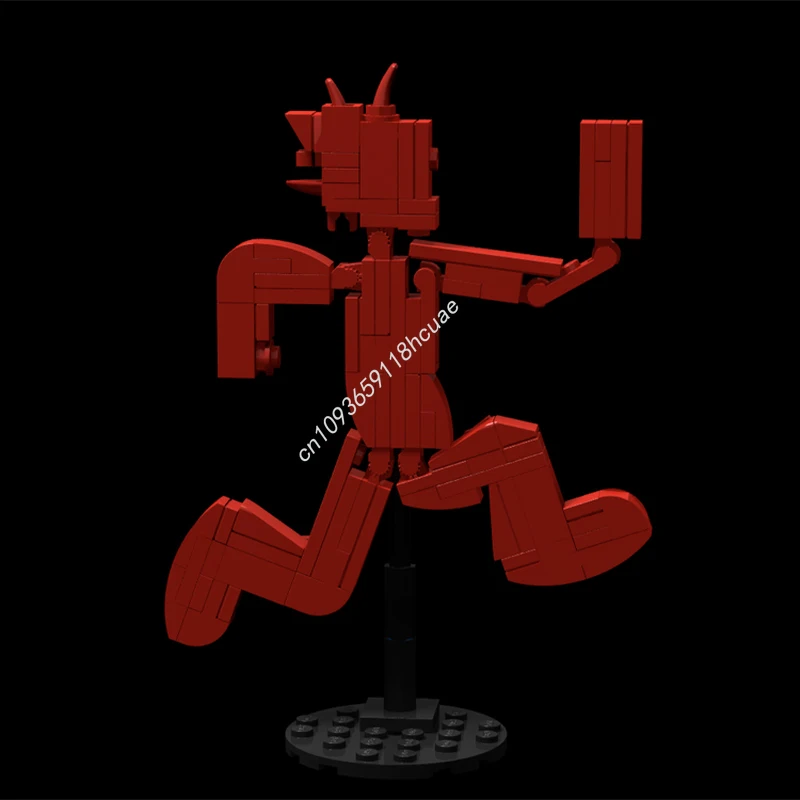 90 pçs moc hatchetman nan modelo blocos de construção artesanato brinquedos tijolo aniversário crianças montar criativo presentes natal