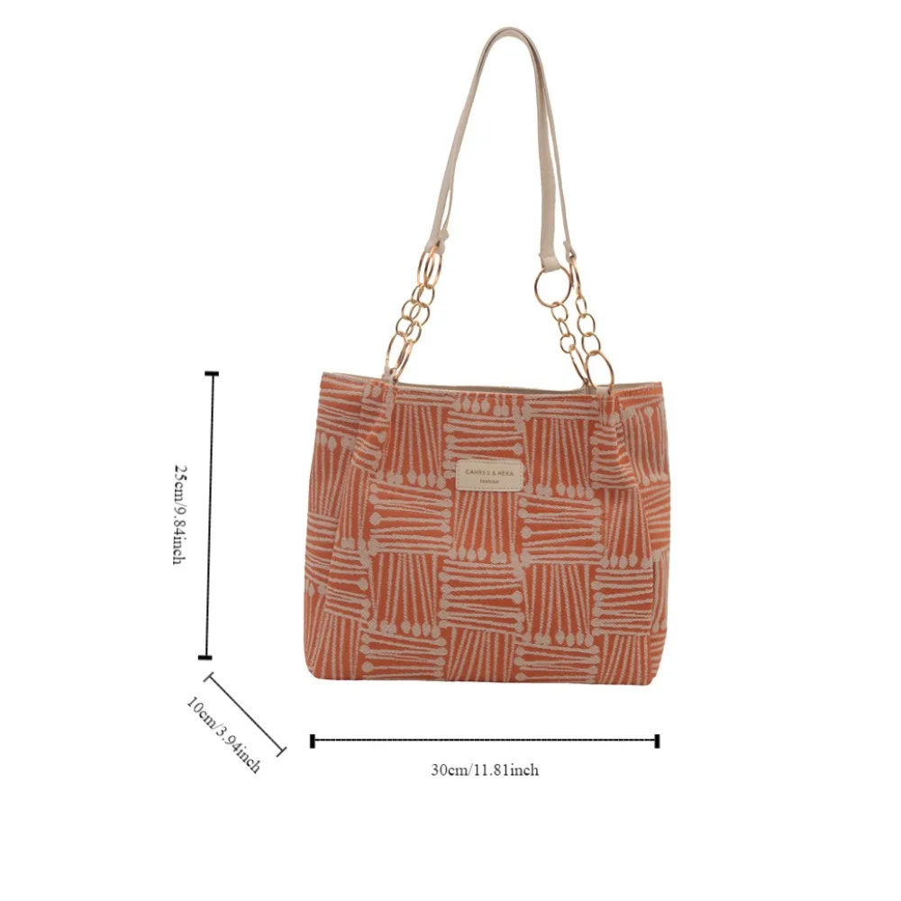 Прочная парусиновая сумка через плечо, повседневная большая сумка большой емкости, сумка для покупок