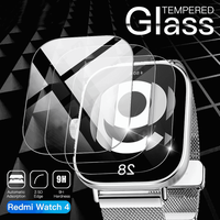 Tempered Glass for Xiaomi Redmi Watch 4 Smart Watch,Clear HD Screen Protector Anti-Scratch for Mi Redmi Watch 4 Protective Film