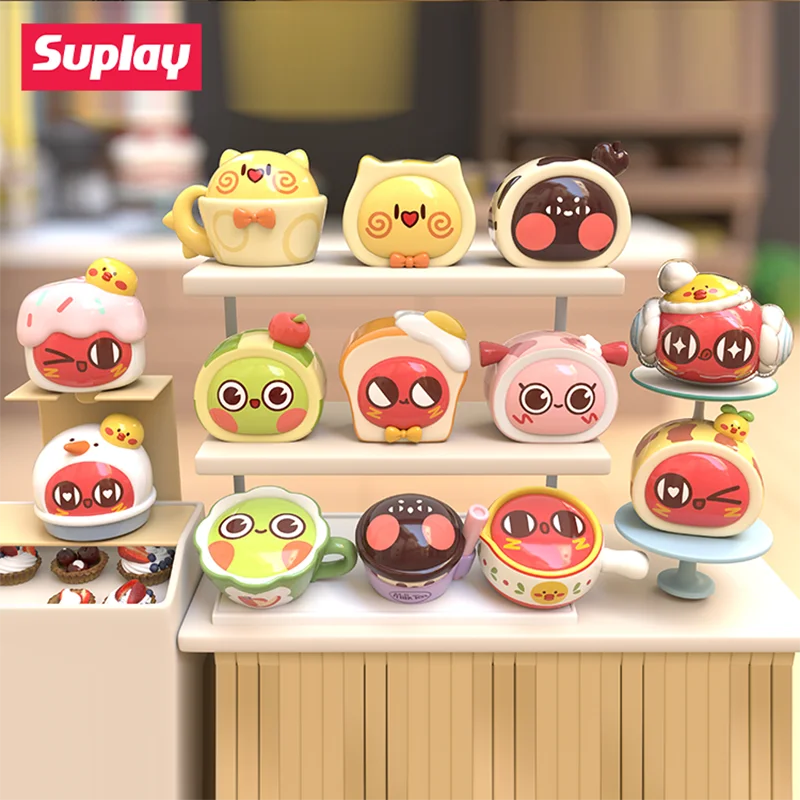 

Red Bean Afternoon Dessert Series Mini Blind Bag Toys Mystery Box Original Figure Guess Bag Mystere Cute Doll Kawaii Model