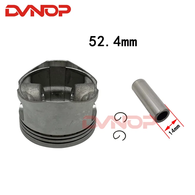 Scooter piston Kit For Honda Sh Ses Dylan PS125 SH125 Nes Pes 125cc 12100-KGF-910 52.4mm 14mm pin 4 Stroke