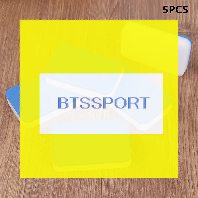 5PCS Professional Table Tennis Racket Cleaning Sponge Cleaning Agent Rubber Sheet Cleaning Sponge Clean Racket Care Accessories