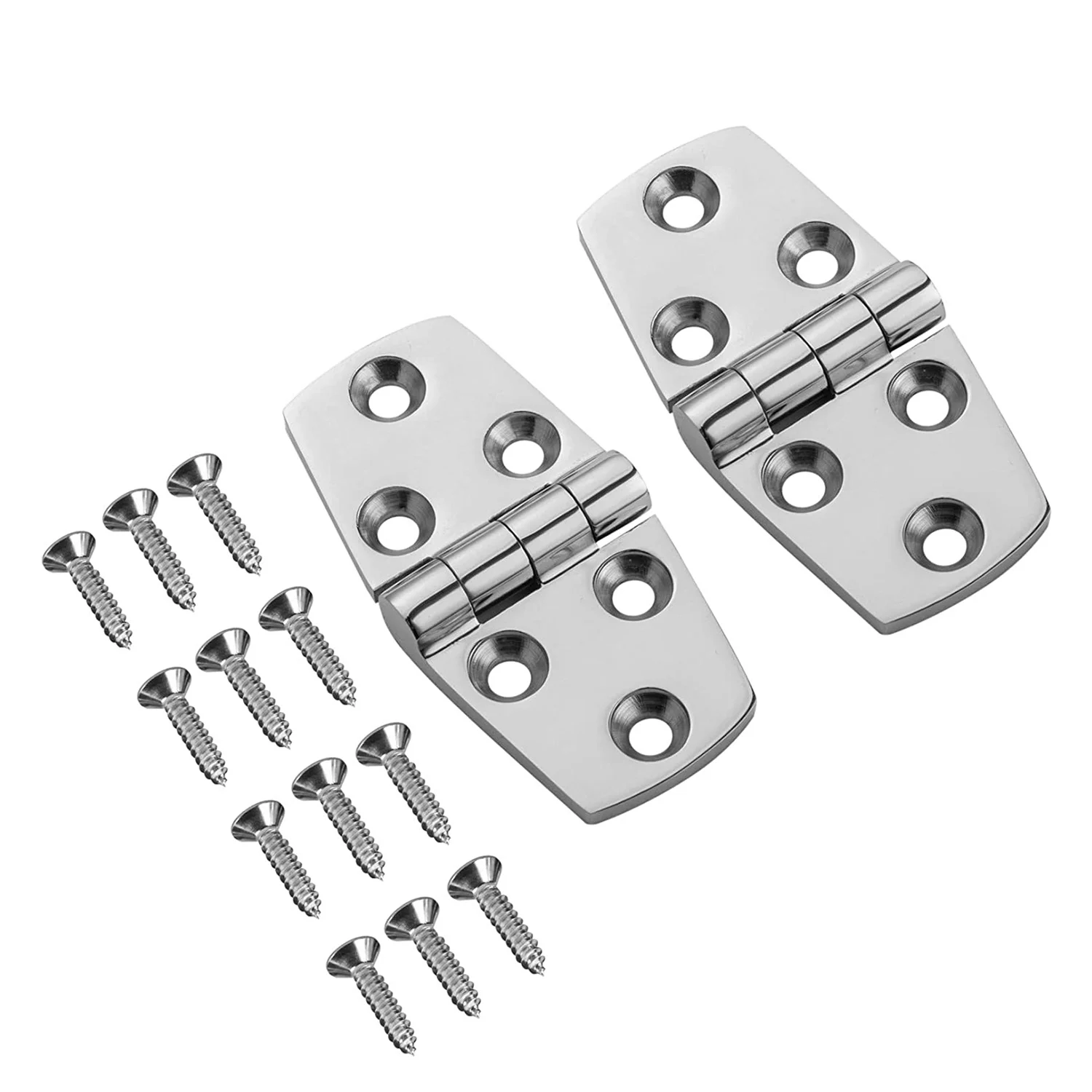 

2Pcs Marine Hinges 3x 1.5 Inch Stainless Steel Heavy Duty Hinges Boat Butt Door Cupboard Hinge Cabinet Hatch Hardware