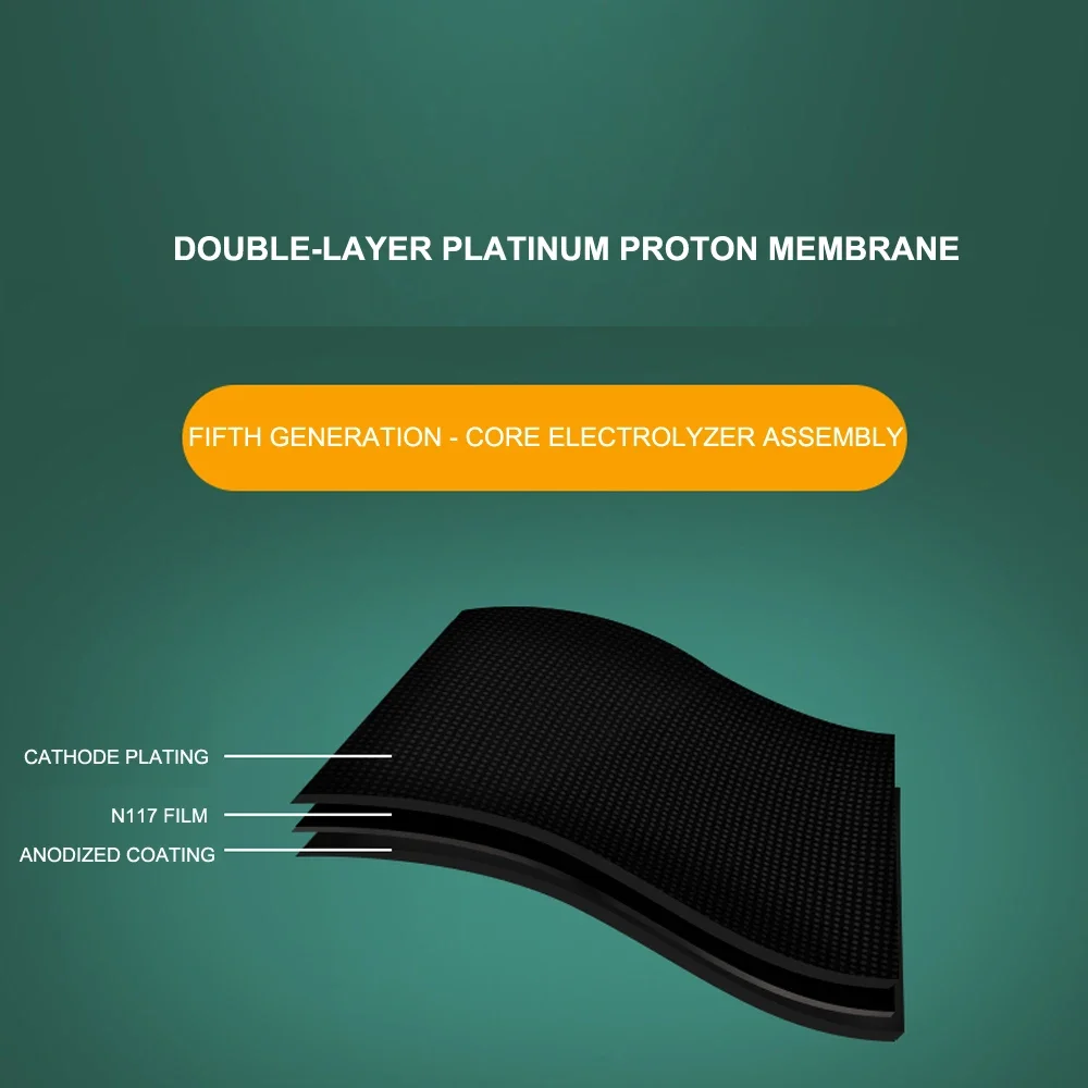 Original brand new！300ml/min High Concentration hydrogen Gas Generator Hydrogen Inhaler Hydrogen Absorption Machine Electrolysis