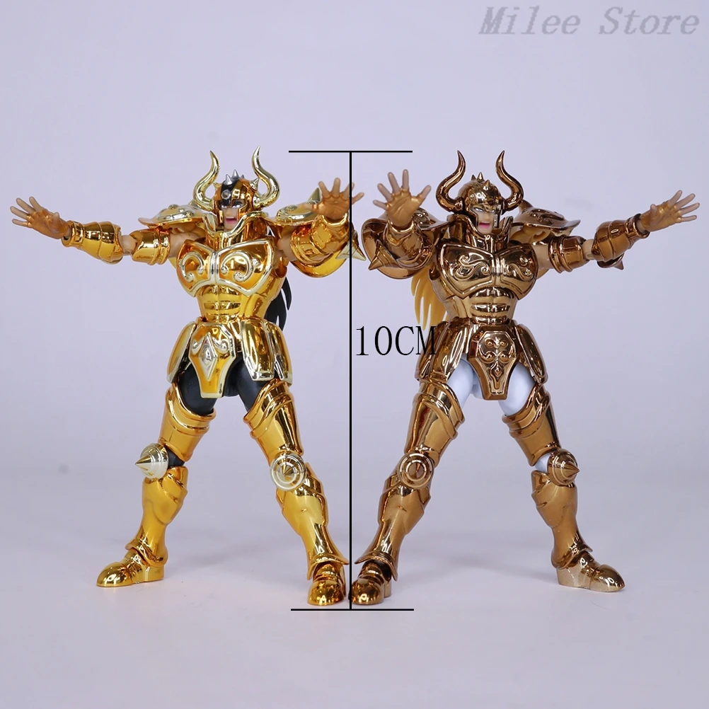 SG Model Saint Seiya Myth Cloth DDP Golden Saint Taurus Aldebaran And Totem Metal PVC Armor Action Figure Model 10CM Mini Size