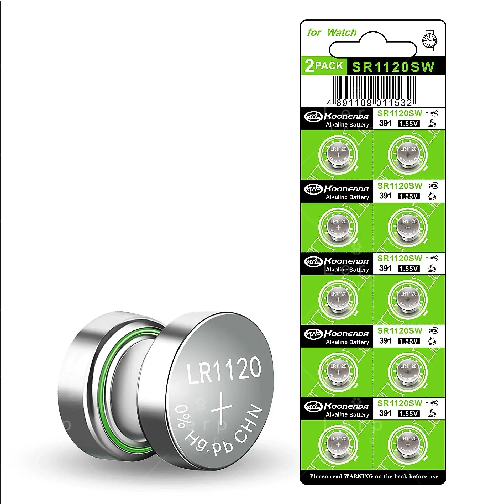 AG8 button electronic LR1120 button battery 391A battery SR1120SW button battery 1.55V