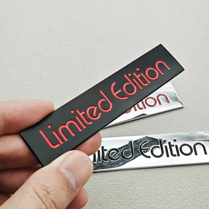 ملصق سيارة معدني ثلاثي الأبعاد إصدار محدود شعار شارة شارة لسيارات BMW Audi VW Honda Opel Toyota Chevrolet Ford Hyundai Accessory #5