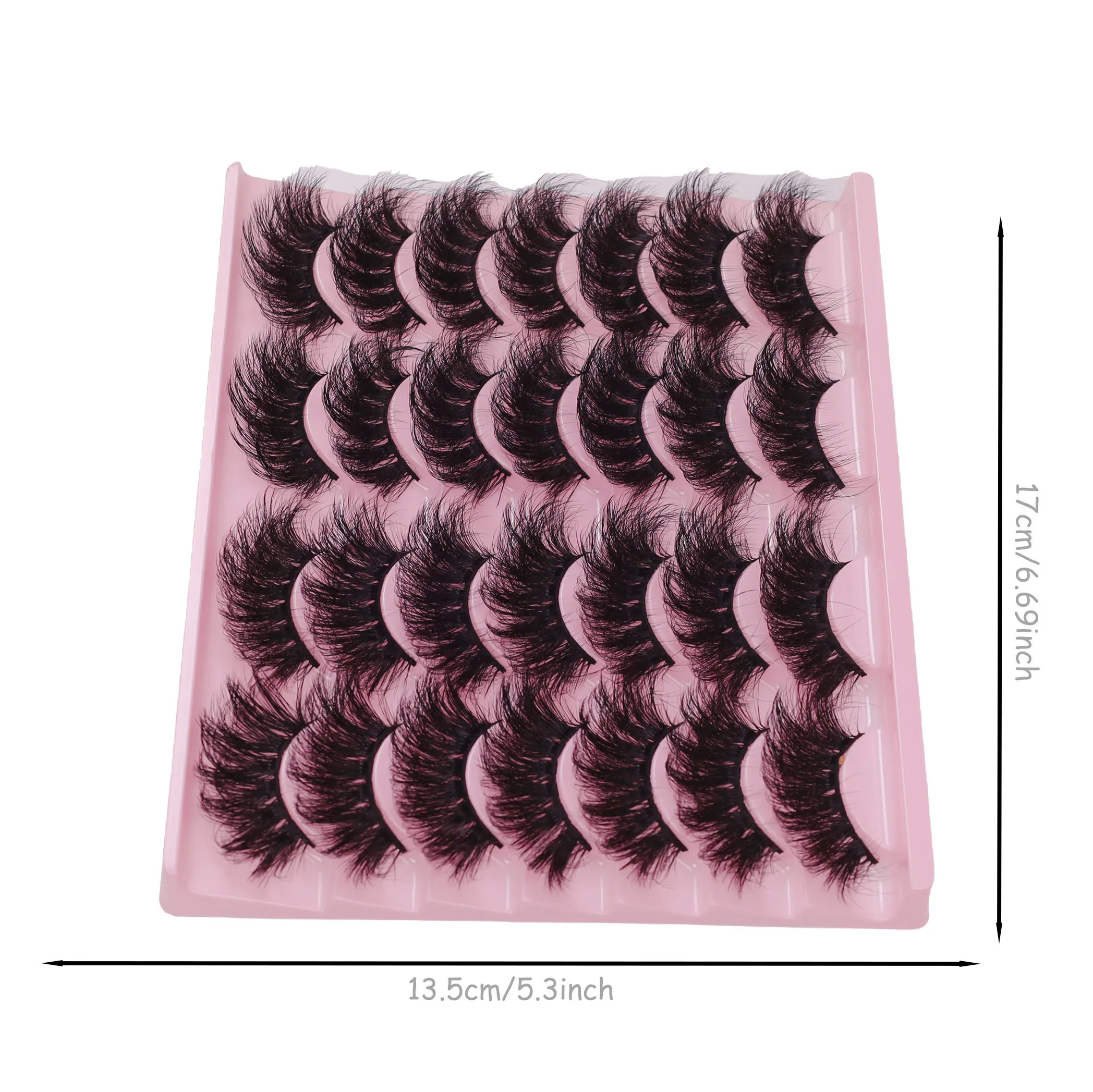 ふわふわの自然なまつげ14ペア、目に見えない乾燥感、簡単で快適、目の圧迫感なし、自然でたっぷりとした