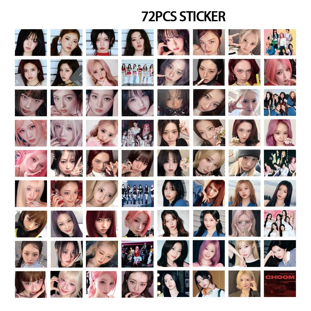 92/127pcs Lomo Cards Stickers Set CHOOM New album Photocards fans peripheral album decoration commemorative Collection Card Gift image 4