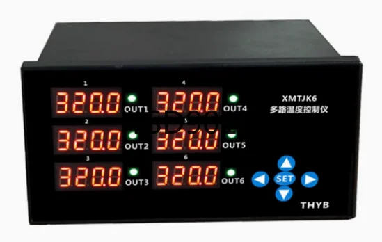 

6 Channel PID Temperature-controlled Meter Computer Monitor Temperature Record Curve with Software 485 Communicate