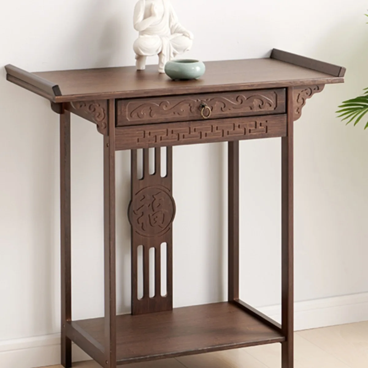 Offering table Buddha table home simple entrance incense case master offering table offering god standing cabinet