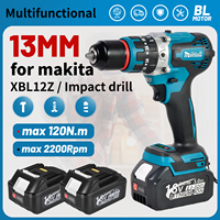 DDF487 13mm electric drill brushless lithium rechargeable screwdriver impact electric drill screwdriver for makita battery pin