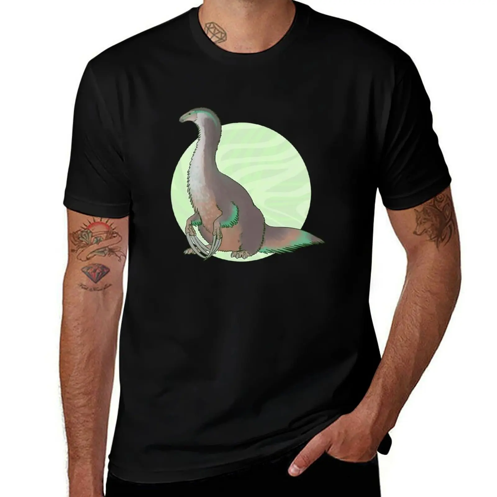 

pack t shirt quality high luxury t Therizinosaurus t T-Shirt man shirt cotton cotton shirts brand T-Shirt man