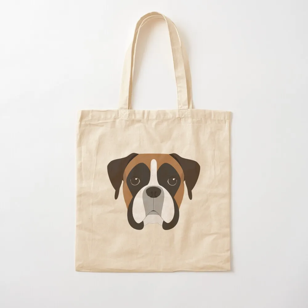 

Boxer Dog Portrait Illustration Tote Bag
