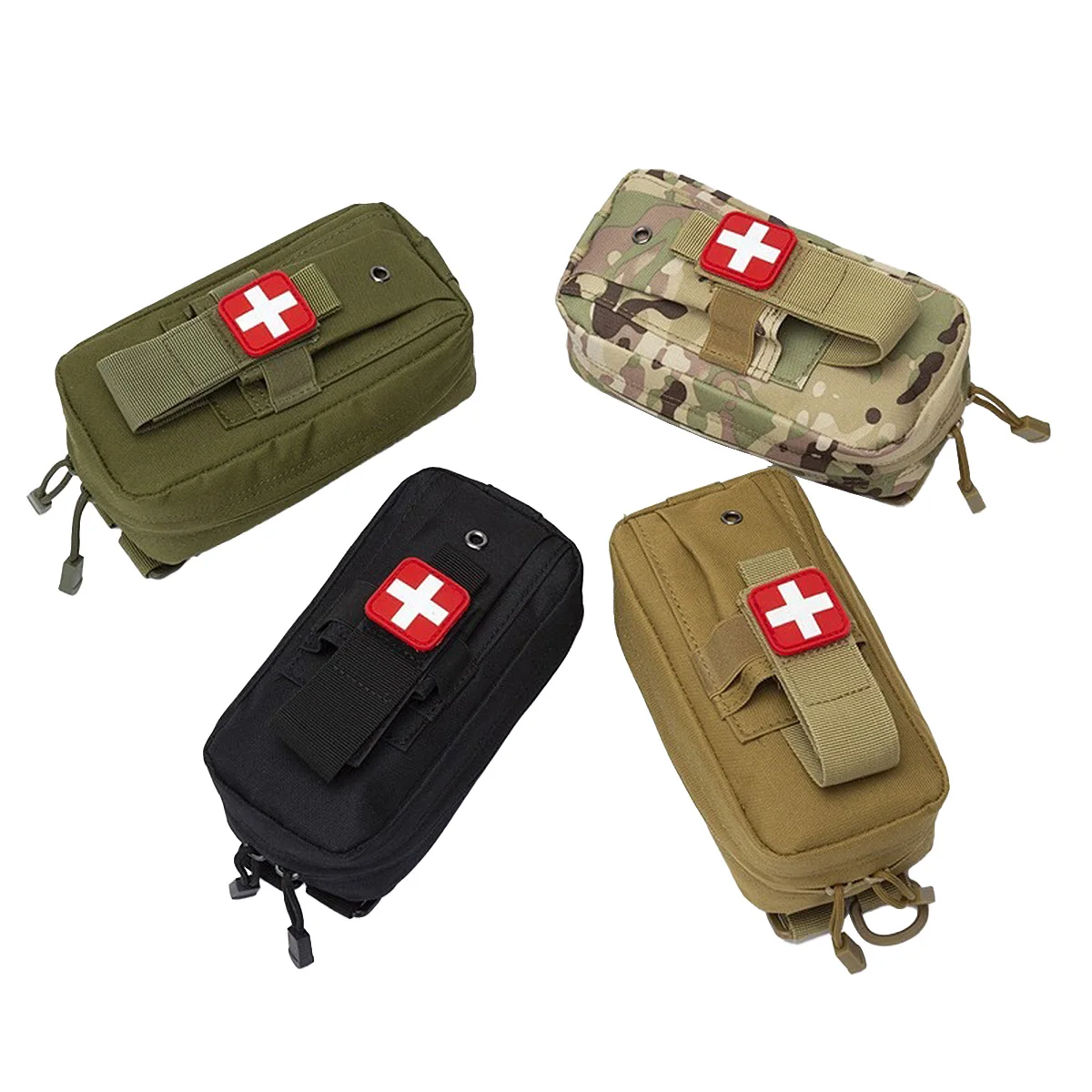 Prtable Tactical First Aid Outdoor Medical Tourniquet Scissors Waist Bags Upgraded 1000D Tourniquet Holder Mini Trauma Kit