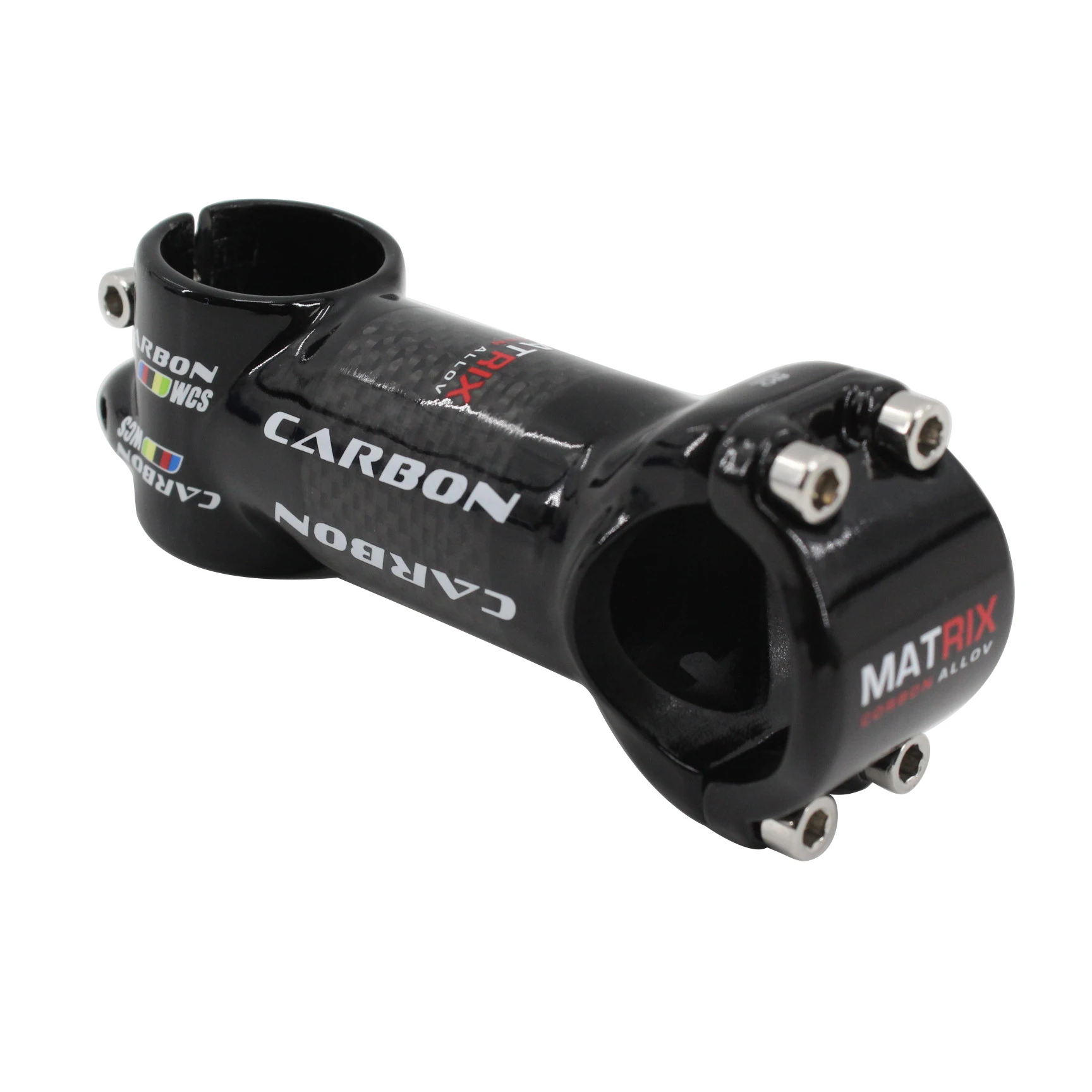 Nowy górski rower szosowy stop aluminium + mostek z włókna węglowego 3k karbonowy mostek rowerowy MTB karbonowe części lekkie 31.8*70/80/90/100/110mm