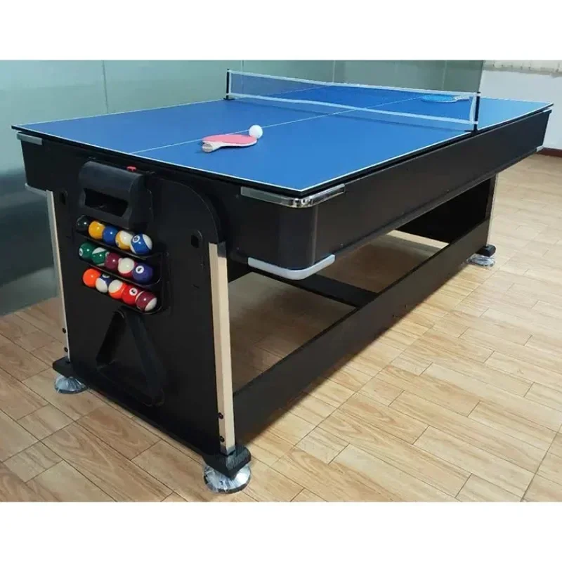 7ft Snooker & Billiard Hot-selling Billiard Pool Table Air Hockey Ping-pong Functions 4 in 1 Multi Game Table