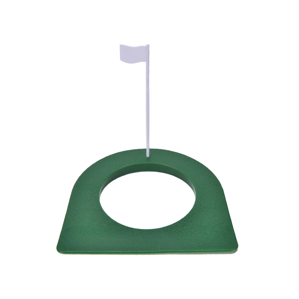 Golf Putting Cup Hole Putter Practice Trainer Aid Bandeira, dentro e ao ar livre regulamentação, novo, 1 conjunto