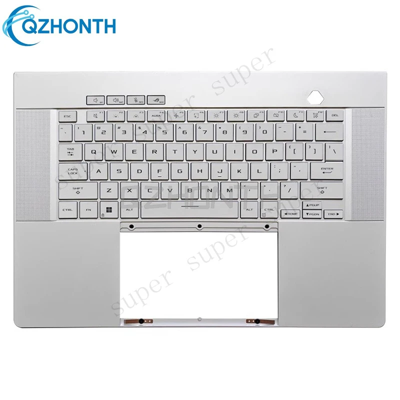 S+   Used Palmrest For ASUS ROG Zephyrus G16 Air GU605 GU605MY with Backlit Keyboard