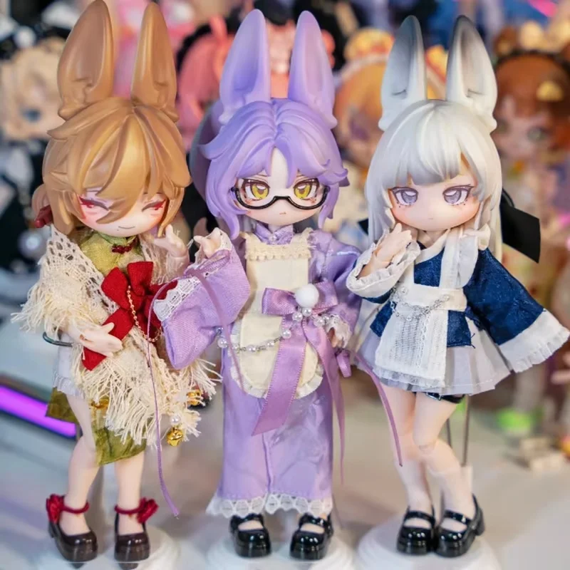 

Новая серия Inedible Doll Ob11 1/12 Bjd Kawaii Blind Box Caixa Caja Girls Dolls Boys Gift Mystery Box Anime Action Toys Figure