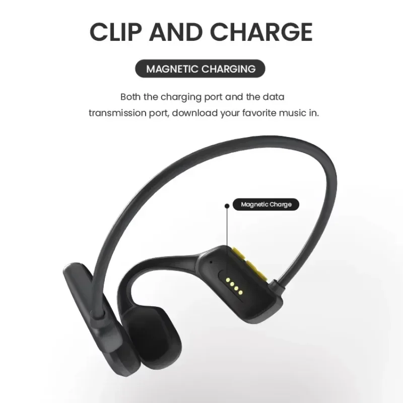 ALOVA Best Selling IP68 Waterproof Sport Headphone Ear Hook Wireless Bluetooth Headset Open Ear Bone Conduction Earphone