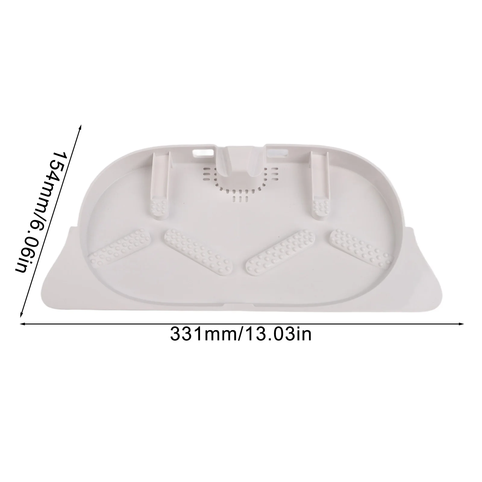 Clog-Proof Grid Drain Channel Design Easy Installation Easy Installation Cleaning Tray Cleaning White Home Cleaning