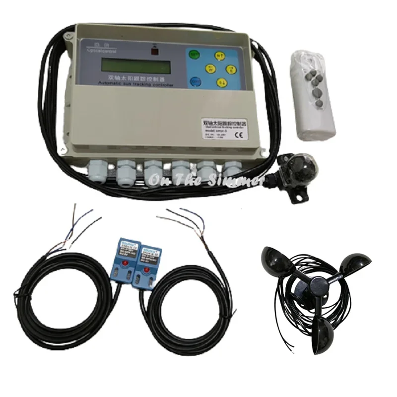 Dual-Axis Solar Tracker Controller – Automatic Sun Tracking System, Two-Degree-of-Freedom Platform
