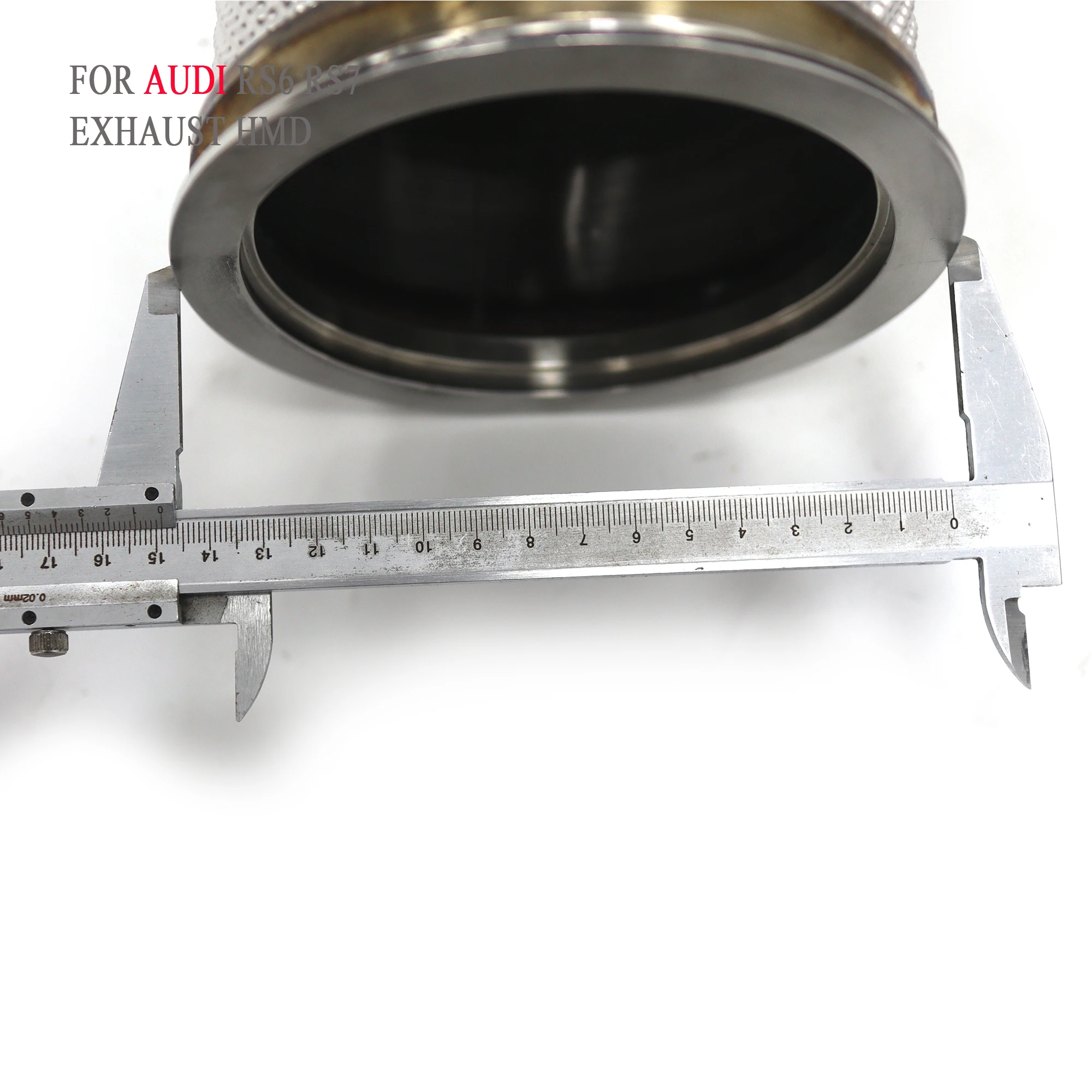 لا يوجد خطأ ضوء النازل لأودي RS6 RS7 C8 لا OPF SS304 نظام العادم درع الحرارة تركيب غير مدمر HMD