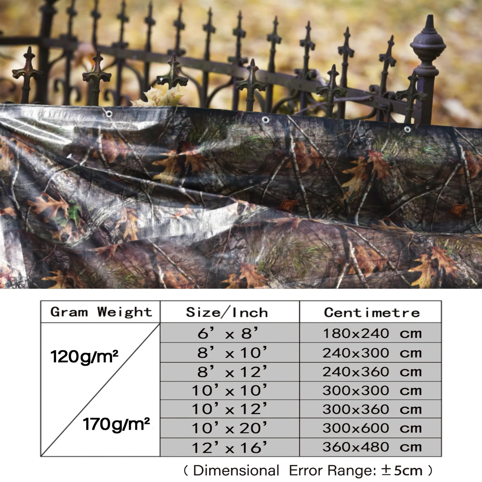 Rain Cover Pergolas For Garden Camouflage Outdoor Shade Cloth Tarp Screen Awning Tent Tarpaulin Camping Sun Shelter Waterproof