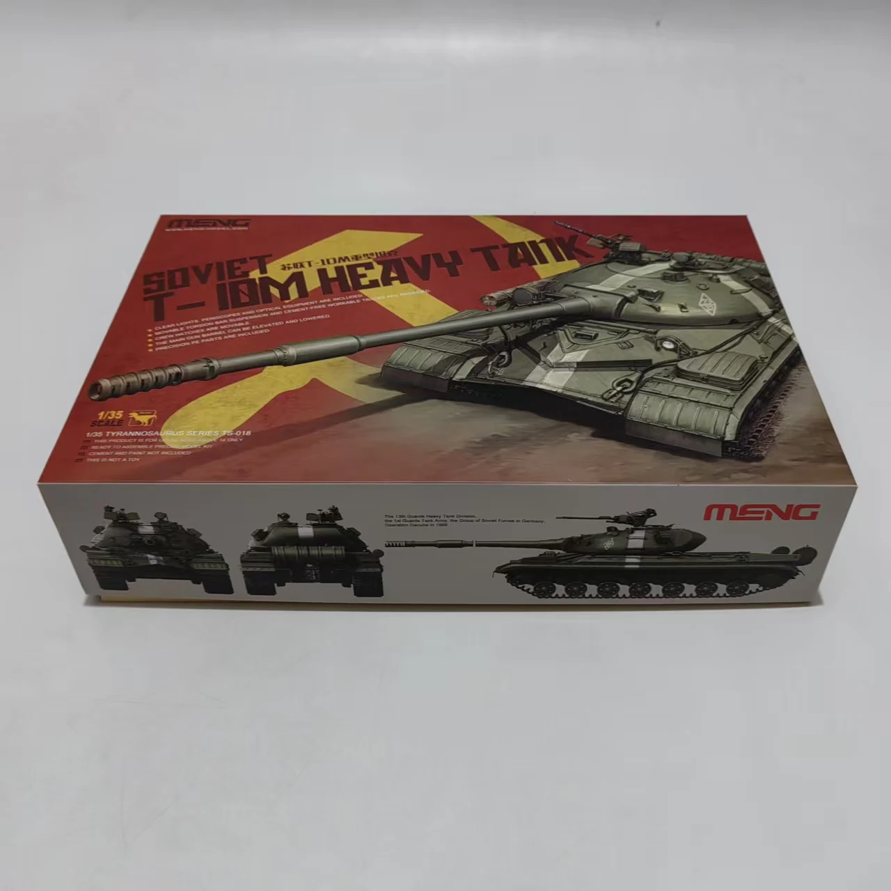 Assembly Model Kit Meng Model 1/35 Scale TS-018 Soviet T-10M Heavy Tank New Version