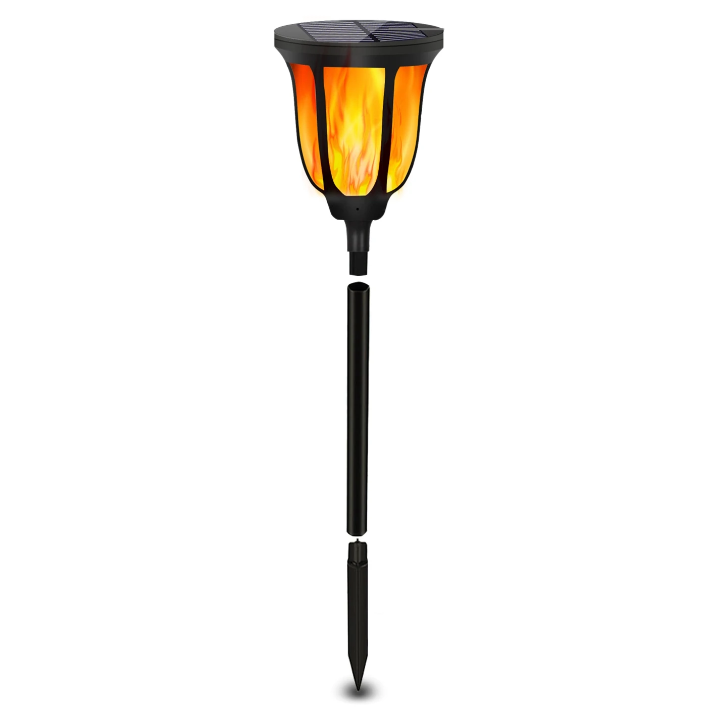 

Solar Light Outdoor,96 LED Waterproof Flickering Flame Decoration Dusk to Dawn Auto On/Off for Garden Patio Yard Pathway