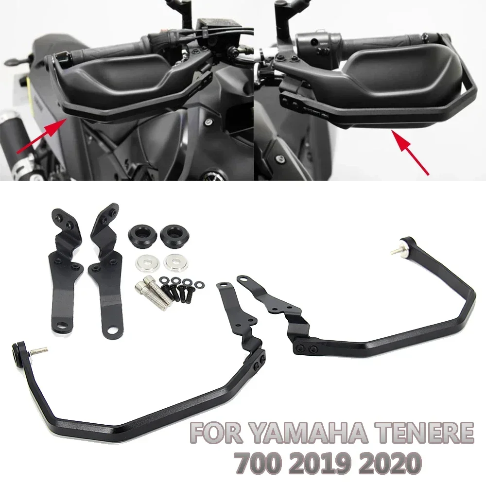 

Новинка для Yamaha Tenere 700 Tenere700 2019 2020 2021 аксессуары для мотоциклов защита рук Защита ручки полоса защиты комплект S