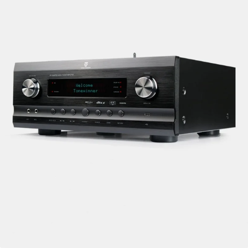 Winnaar AT-2300PRO Eindversterker 4K Panoramisch Geluid 7.3.4 Shadow K High Power AV Cinema Versterker