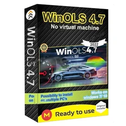 Winols 4.7 Windows10 üzerinde tam aktif çalışma 7 gerek Vmware çoklu dil + 2021 Damos + ECM titanyum + IMMO servis aracı