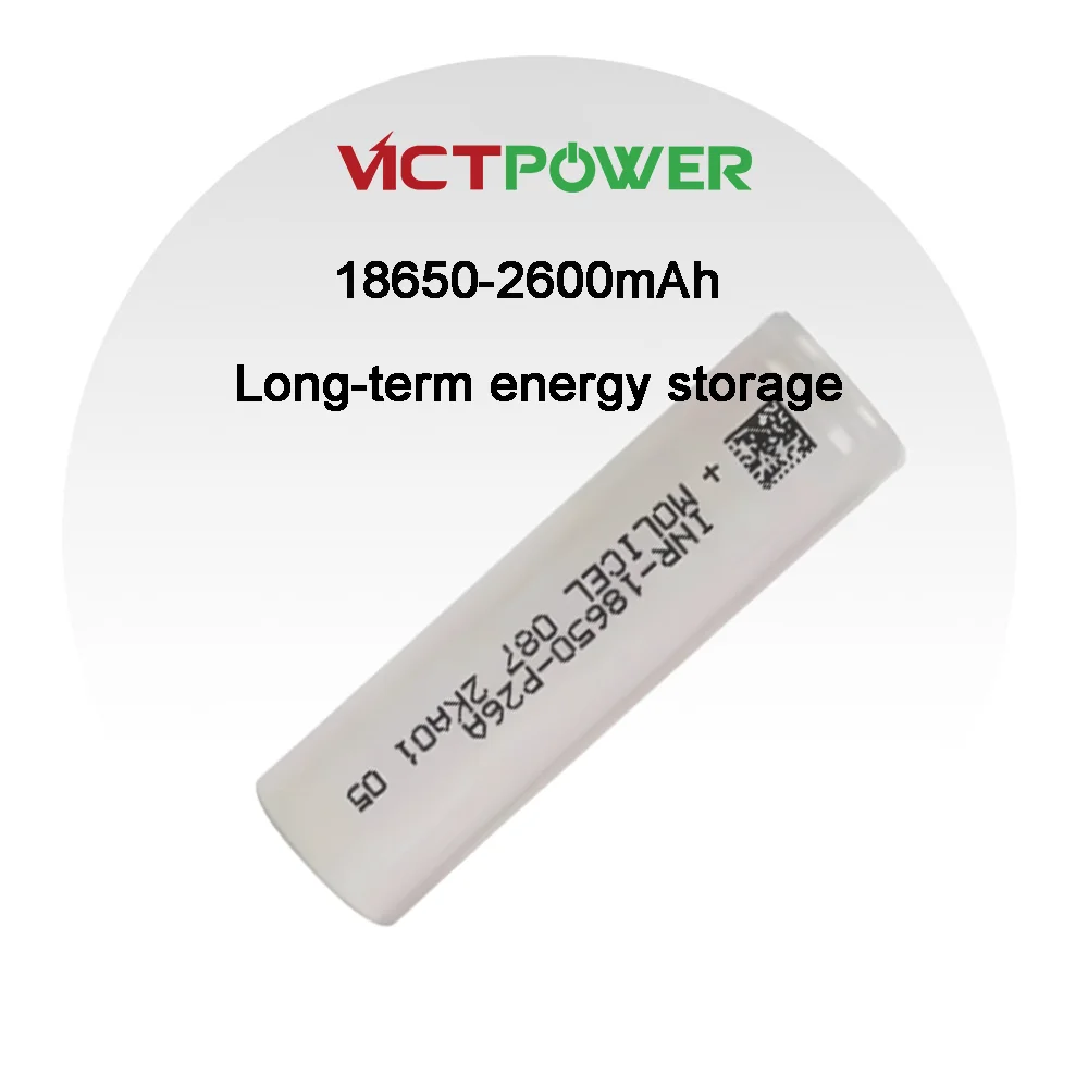 140pcs/lot Victpower Rechargeable 18650 P26A Battery 2600mAh 3.6v Li-ion Electric Scooter Cylindrical Lithium Ion Batteries