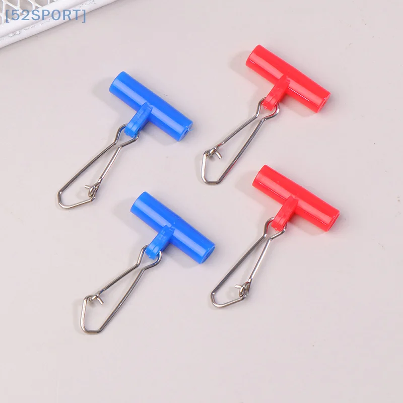 10Pcs Fishing Line Sinker Anti-tangling Fishing Accessories Slide Plastic Head Swivel With For Duo Lock Snap Fishing Tackle