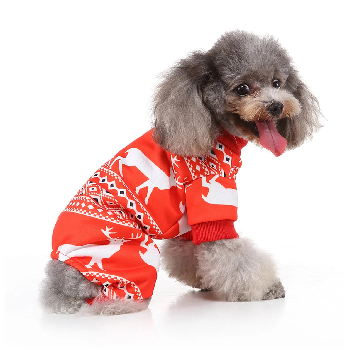 ملابس حفلات الحيوانات الأليفة من القماش لعيد الميلاد للكلاب، تصميم أنيق مريح مناسب للاحتفال بعطلات الجرو #2