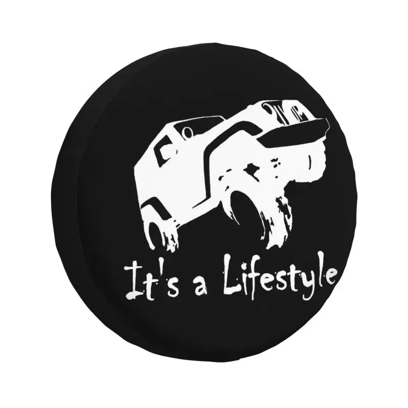 Its A Lifestyle Funny Offroad Spare Wheel Tire Cover for Toyota Mitsubishi Suzuki Jeep RV SUV Camper Vehicle Accessories