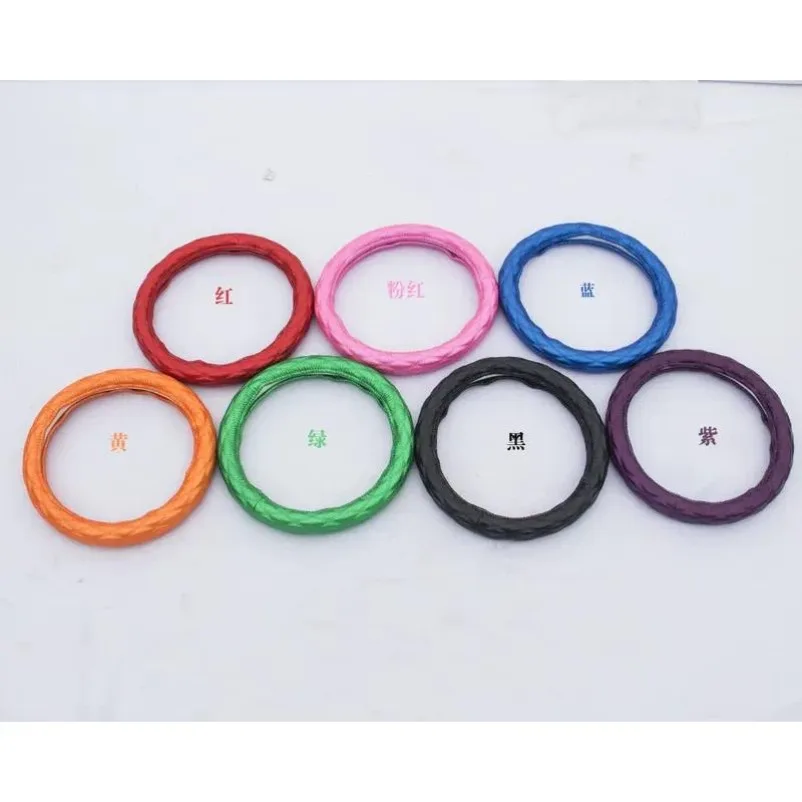 Universal Truck Steering Wheel Cover 45cm-46cm Glitter Style Heavy Truck Steering Protective Sleeve