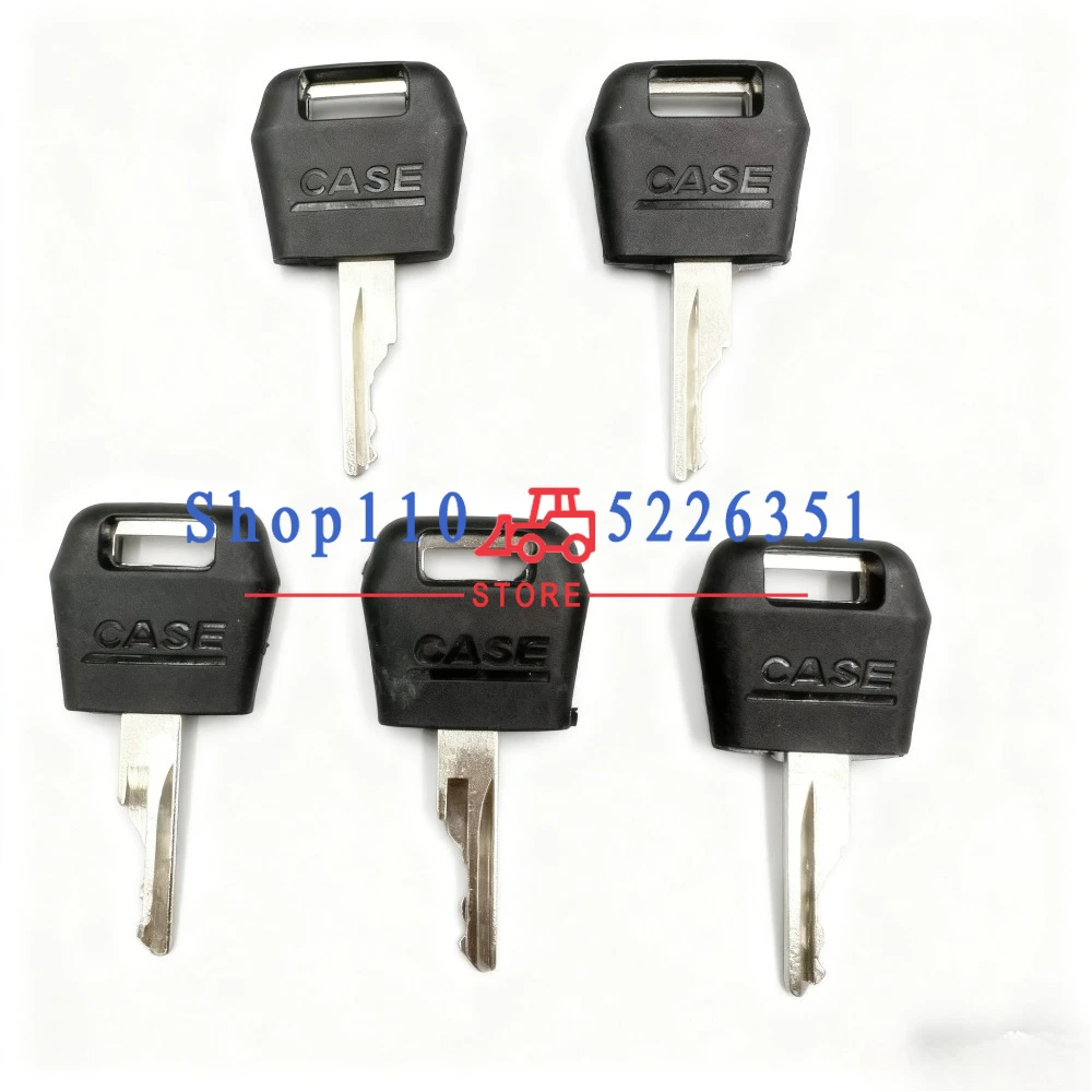 10/5PCS Ignition Keys Fits Case IH Tractor Dozer Backhoe D250 For Case/International Harvester Excavator Accessories