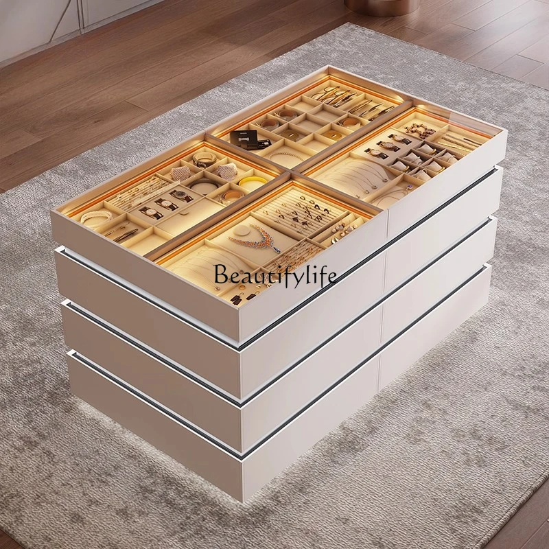 

High-end cloakroom Nakajima locker household bedroom storage side cabinet