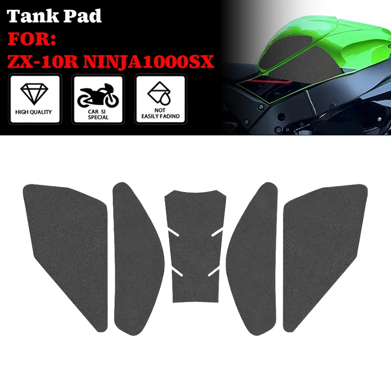 

Для мотоциклов KAWASAKI NINJA1000SX ZX-10R ZX10R 2011-2023: Накладки на бак, противоскользящие наклейки, боковые защитные накладки для улучшения сцепления
