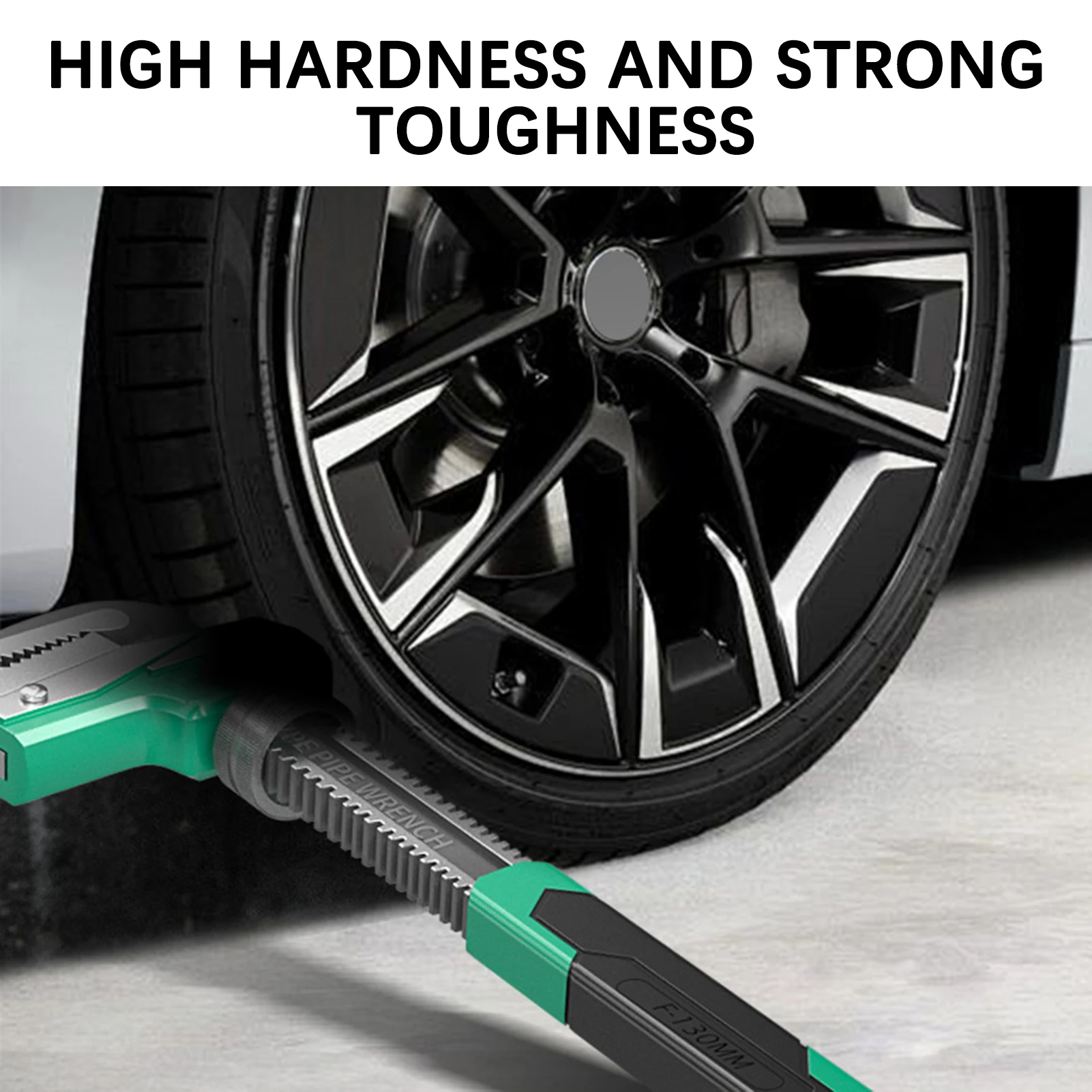 Wide-Jaw Adjustables Wrench Right-Angle F Type Pipe Wrench Auto Repair Wrench Plumber Wrench Tool