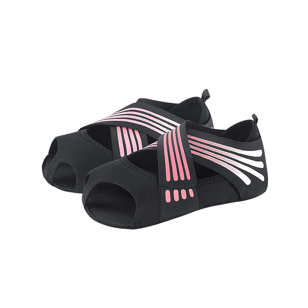 

Танцевальные туфли для балета с плоской мягкой нескользящей подошвой, носки-тапочки для пилатеса и йоги, профессиональные нескользящие туфли для фитнеса и йоги