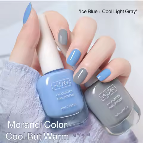 Esmalte de uñas a base de agua en 15 colores, de secado rápido, larga duración, no requiere horno, gel despegable para decoración de uñas.