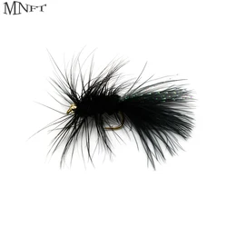MNF 10Pcs Bead Head Wooly Bugger Streamer for Trout, Steelhead, Salmon, Arctic char, Pike, Bass, Crappies, etc.
