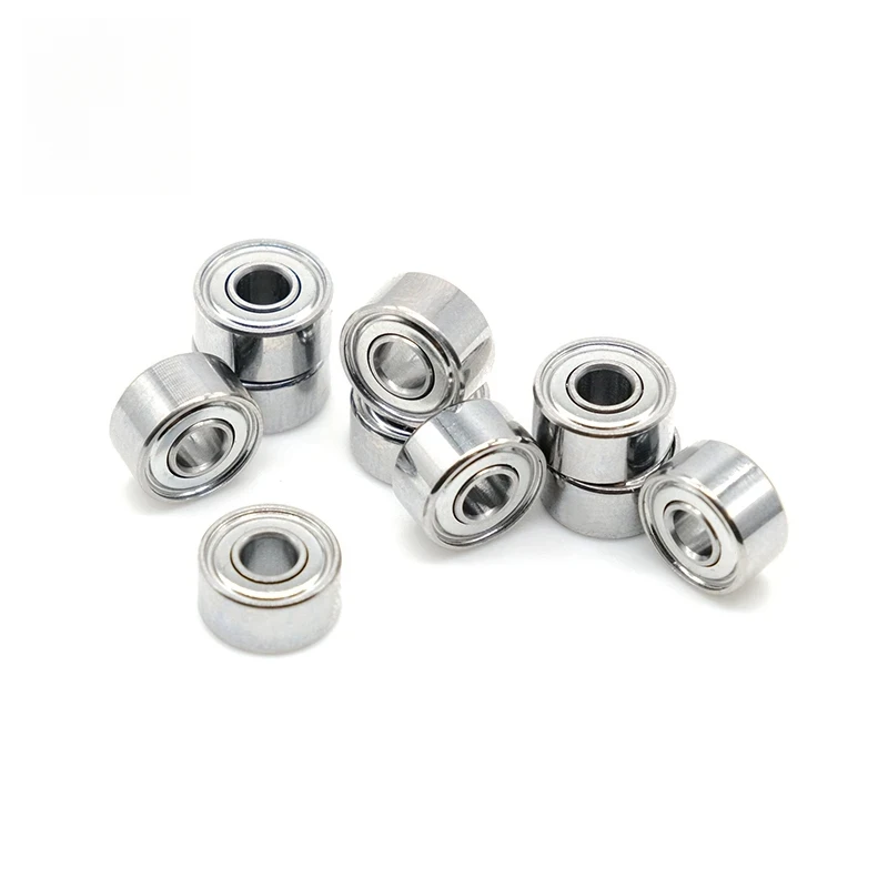 10-Pack Miniature Deep Groove Ball Bearings Stainless Steel MR52 MR62 MR63 MR74 MR83ZZ for Precision Ball Bearing Applications