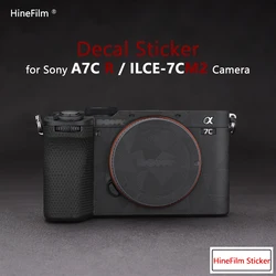 Película protetora para Sony Alpha 7C II, A7C2, Pele da câmera A7CR, A7CII Premium Decal Skin Case, Envoltório de filme coberto, A7CM2, A7C R